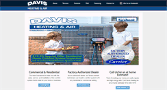 Desktop Screenshot of davisheating-air.com